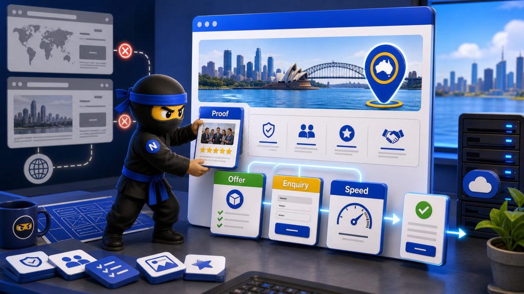 Australian Landing Pages for Overseas Businesses: What Makes Buyers Trust You
