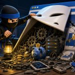 cheap website costs illustrated by a NinjaWeb ninja uncovering hidden rebuild and maintenance debt