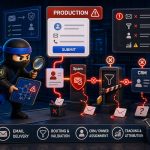 Why Your Contact Form Works in Testing and Fails in Production illustrated as a NinjaWeb featured image