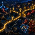 Customer Path Testing illustrated by NinjaWeb operators checking website route checkpoints