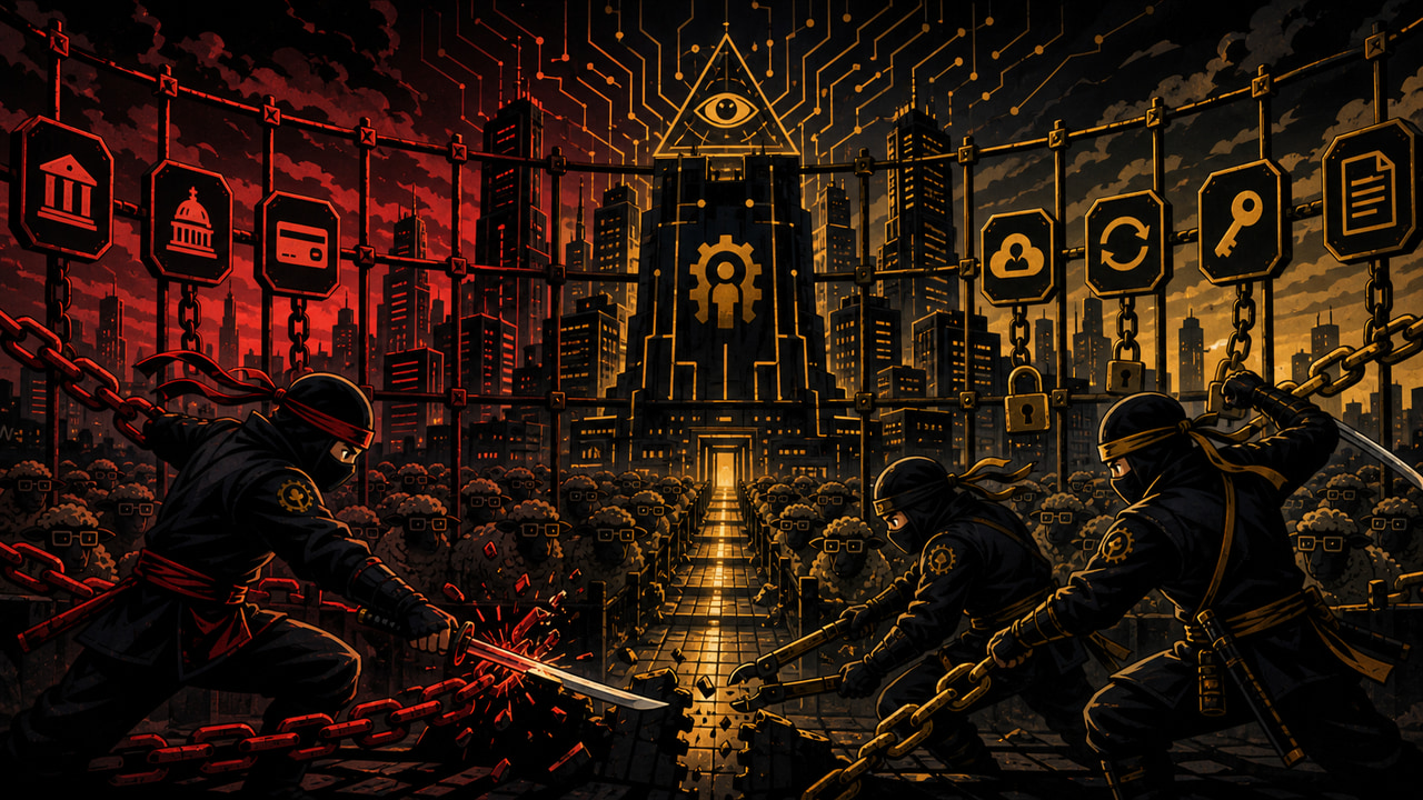 The Update Is the Cage illustrated as a NinjaWeb featured image